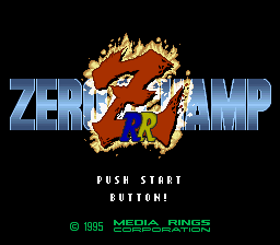 Zero 4 Champ RR-Z — Title screen